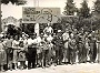 1954-Ciclismo Giro d'Italia-Tappa Padova-Grado,cartelli pro Fausto Coppi.(Adriano Danieli)